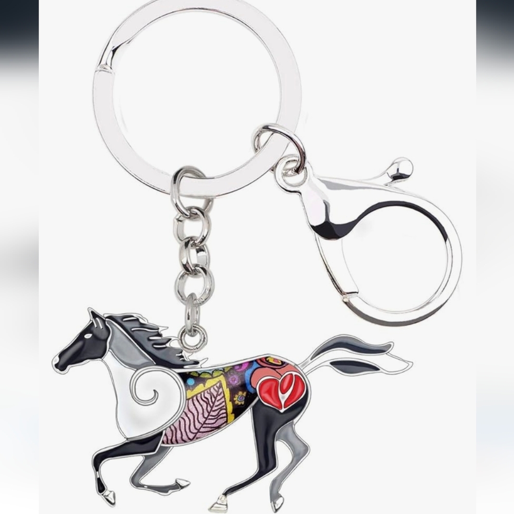 Small Horse Bag Charm/ Keychain New